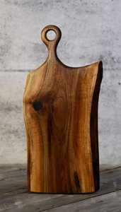 เขียงไม้อะคาเซียแบบ2024พรีเมี่ยมสำหรับวางบนเคาน์เตอร์ขนมปังเนื้อเขียงไม้ทนทานพร้อมที่จับ - Product Image 6