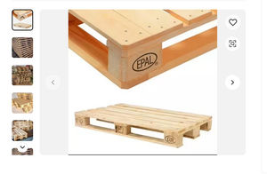 Paleta de madera Nuevas paletas de madera Epal euro Venta al por mayor Nuevas paletas de madera Epal/ Euro/Paleta de madera Euro 1200X800 - Product Image 6