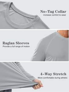 เสื้อรัดกล้ามเนื้อสีพื้น ระบายอากาศได้ดี พิมพ์ลายดิจิตอลตามสั่ง แห้งเร็ว ผลิตจากผ้าสแปนเด็กซ์/โพลีเอสเตอร์ สำหรับฝึกซ้อม MMA และออกกำลังกายในยิม - Product Image 2