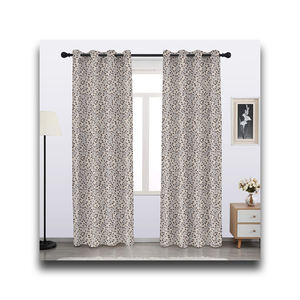 Tela de poliéster de alta calidad diseño de pétalos pequeños cortinas decorativas para el hogar proveedor al por mayor - Product Image 3