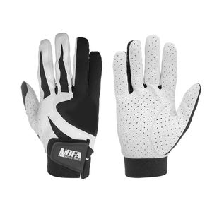 Guantes de Bateo de Béisbol Profesionales de Cuero Personalizados Clásicos, Cuero de Piel de Oveja Transpirable Perforado para Adultos, Marca Personalizada - Product Image 1