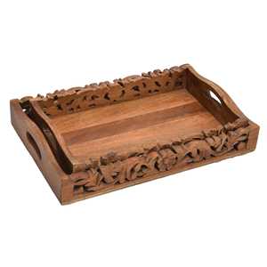 Grand plateau de service planches de charcuterie en bois pour fête plat de nourriture Rectangle plateaux en bois d'acacia décor à la maison planche à fromage Snack - Product Image 2