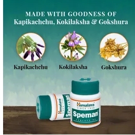 Resultados asombrosos Himalaya Herbal Spemen Tabletas Suplemento herbal Precio al por mayor de La India - Product Image 4