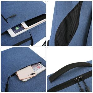 Bolsa de mensajero ergonómica para computadora portátil para uso diario Comodidad y durabilidad para viajes de trabajo Estudio - Product Image 5