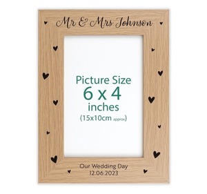 Hot Sale Handmade <b>Wooden</b> Picture <b>Frame</b> Great for Wedding <b>Photos</b> or Anniversary Gifts Handcrafted Decorative <b>Frame</b> - Product Image 3
