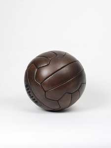 Mini ballon de football de haute qualité, personnalisé, professionnel, en cuir véritable vintage, 18 panneaux, pour l'entraînement au football - Product Image 5
