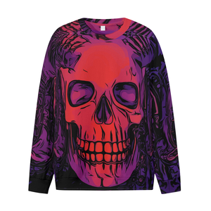 Sweatshirts à manches longues en coton mélangé respirant et à sublimation, anti-boulochage, qualité supérieure, conception avec logo personnalisé - Product Image 4