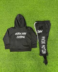 Tenues de sport unisexes respirantes pour adultes, pantalons de survêtement à capuche à manches longues imprimés avec sangle, ensemble deux pièces d'automne et d'hiver, grande taille - Product Image 2