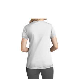 Camiseta de rendimiento ligero para mujer, camiseta que absorbe la humedad para gimnasio, correr, camiseta activa de alto rendimiento, ropa informal de Fitness - Product Image 4