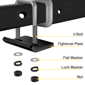 ตัวรัดและตัวกันโคลงสำหรับลากจูงรถยนต์ Vypart Heavy Duty ใช้ได้กับหัวลากจูงขนาด 1.25 และ 2 นิ้ว - Product Image 4