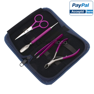 Fine Quality 7-Piece Stainless Steel Professional Portable Nail Nipper Cuticle Pusher <b>Kit</b> Wide Jaw Opening Durable Design for - Product Image 3