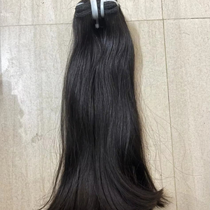 Haute qualité donneur unique vierge brut indien Temple cheveux naturels non transformés paquets de cheveux indiens en gros Extensions de cheveux humains - Product Image 1