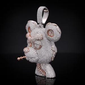 Bling Iced Out Cartoon Pendant hip hop pendant Pendant for men / gift for him - Product Image 3