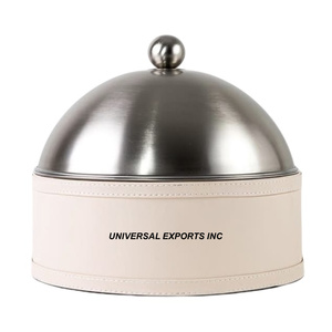 Luxury Metal Hotpot With Matte Finished Lid Round Shape Dinnerware Tabletop Designer Luxury metal Food Warmer - Product Image 1