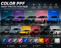 Film de protection de peinture TPU liquide effet diamant rouge sang de dragon pour changement de couleur de voiture, prix de gros, vente chaude