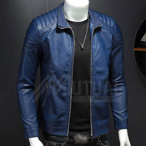 เสื้อแจ็คเก็ตหนังกันลมสำหรับผู้ชายเสื้อผ้าสำหรับฤดูหนาว - Product Image 3