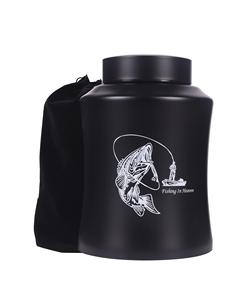 Jusqu'à 160 lb Urnes pour cendres Urnes décoratives de pêche noires pour hommes adultes pour funérailles grandes (pêche noire 160 pouces cubes) - Product Image 1