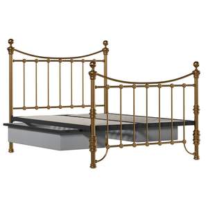 Base de cama de latón de diseño llamativo, diseñada para realzar la decoración interior del dormitorio con una presencia audaz, acabado premium y artesanía de calidad. - Product Image 2