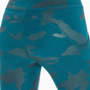 Leggings de punto sin costuras de cintura alta informales para mujer con logotipo personalizado Leggings de cintura alta transpirables - Product Image 4