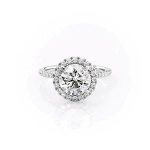 Bague en diamant blanc de laboratoire moderne la plus vendue avec des pierres certifiées Design élégant pour les occasions spéciales disponibles à la vente - Product Image 3