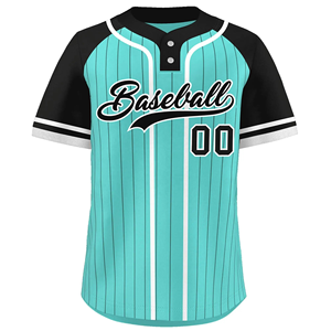 Maillot de baseball américain classique personnalisé, haute qualité, 100% polyester, séchage rapide, col en V, unisexe adulte, personnalisable avec votre marque et votre logo - Product Image 3