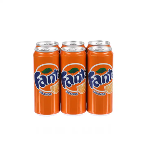 Vente en gros sans sucre Fantaa Orange boisson gazeuse soda avec fruits frais et vitamines saveurs de citron boîte emballée bouteille en vrac - Product Image 3