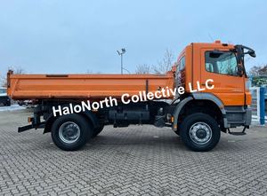 Camion benne diesel d'occasion Mercedes-Benz Axor 1833 4x4 2008, camion léger avec caméra arrière, Euro 4, 11-20T, conduite à gauche, 251-350 ch - Product Image 4