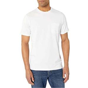 T-shirts pour hommes à manches courtes, coupe ample, col rond, en coton et fibre de bambou, écologiques, séchage rapide, logo personnalisé, nouvelle arrivée - Product Image 2