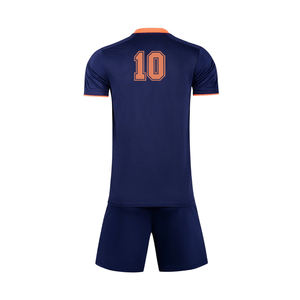 Uniforme de Fútbol de Verano Personalizado de Alta Calidad, 100% Poliéster, Pantalones Cortos con Impresión de Nombre y Logotipo, Equipo de Entrenamiento Deportivo Superior - Product Image 3