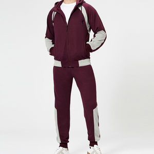 2025 Logo personnalisé unisexe lourd décontracté solide survêtement de haute qualité survêtement veste fermeture éclair Cargo Jersey Polyester Tech - Product Image 5