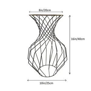 Suministros para fiesta de boda Nuevo diseño Artesanía de metal Florero para el hogar Decoración del hogar Soporte de flores para la venta - Product Image 6