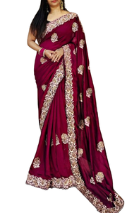 Banarasi Silk Sarees Vêtements de fête indiens de qualité supérieure avec un look élégant et un beau tissage au prix de gros - Product Image 6