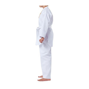 Costume de Taekwondo 2 pièces avec impression de logo personnalisé, uniforme unisexe de Taek Wondo avec ceinture réglable pour adultes - Product Image 5