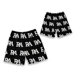 Short de basket-ball pour hommes de haute qualité dentelle polyester écologique logo personnalisé motif solide couleur libre sublimation teint uni - Product Image 2
