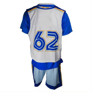 Uniformes de crosse à col en V de haute qualité pour adultes Design à demi-manche réversible imprimé Vente en ligne de qualité supérieure - Product Image 6