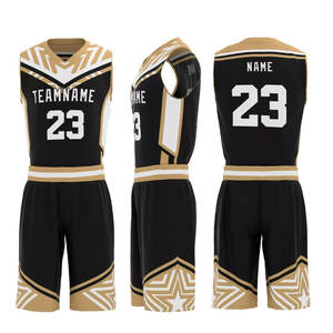 Uniformes de basket-ball unisexe pour hommes et femmes-Respirant Plus Size Quick Dry 100% Polyester - Product Image 6