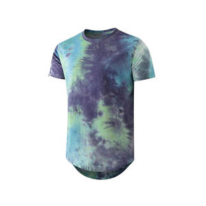 Camiseta holgada de verano con cuello redondo a la moda, manga corta y media, estilo informal juvenil en tela de punto - Product Image 1