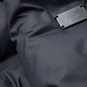 New design two-tone patchwork satin nylon cotton <b>padded</b> cropped puffer jacket <b>women</b> stand collar <b>winter</b> down <b>coat</b> - Product Image 1