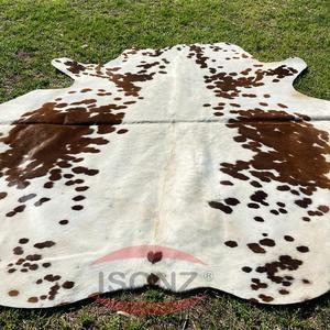 Brown <b>White</b> Cow Leather Skins Attractive Hair for Interior Decoration Rugs <b>Bags</b> Pillows Finished for Sofa Luggage Curtains - Product Image 5