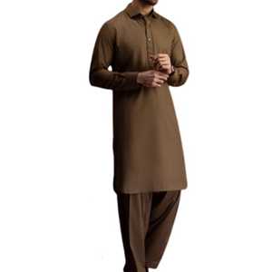 Traje Shalwar Kameez 2025 Hecho a Medida de Alta Calidad de Secado Rápido para Hombre, Traje Paquistaní Afgano para Fiesta y Boda, Vestido de Dos Piezas - Product Image 1