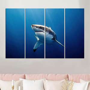 Impresión en lienzo de un almuerzo en un rascacielos: fotografía icónica de Nueva York, JUEGO DE 4 LIENZOS - Product Image 1