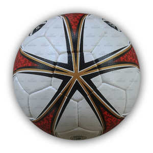 Balón de fútbol cosido a mano de estilo clásico con alta retención de aire con logotipo personalizado de partido profesional de Pakistán con características duraderas - Product Image 3