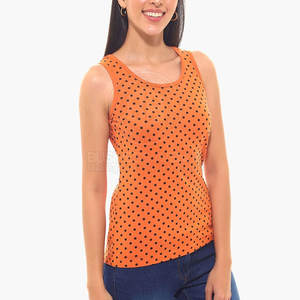 Vêtements de sport sans manches Nouveau style Débardeurs pour femmes En stock Coton Polyester Fabriqué Débardeurs pour femmes - Product Image 4