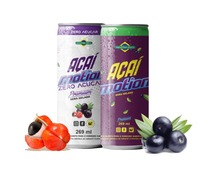 Boisson Énergisante Naturelle Acai Motion à l'Açaí et au Guarana Canette 269ml Légèrement Pétillante Sans Sucre