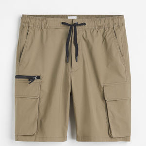 Pantalones cortos informales para hombre, ropa deportiva de material elástico de nailon con bolsillos con cremallera reflectantes por encima de la rodilla, gran oferta al por mayor - Product Image 6