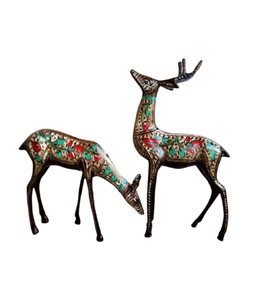 Producto de vela caliente Estatua de caballo de latón con acabado antiguo para decoración del hogar y Decoración de mesa de oficina. - Product Image 4