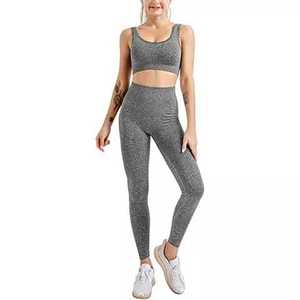 Best Design 2026 Yoga Set <b>Seamless</b> <b>Leggings</b> Fitness Pants <b>Seamless</b> Yoga Sets Women Suit High Quality 2026 Fitness Yoga Wear - - Product Image 4