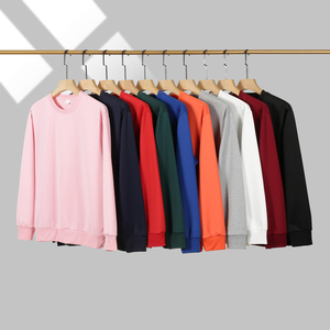 OEM Service 450GSM French Terry Graphic Printed Logo Hombres Sudadera de cuello redondo Jersey en blanco Sudadera de cuello redondo de gran tamaño - Product Image 5