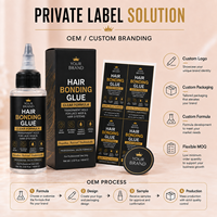 Fabricant de colle pour extensions capillaires à marque privée avec une tenue forte pour les mèches et les extensions de cheveux