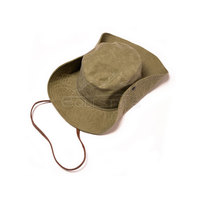 Topi katun lilin buatan kustom grosir topi tahan air bersirkulasi matahari Safari luar ruangan untuk sehari-hari & memancing MOQ rendah
